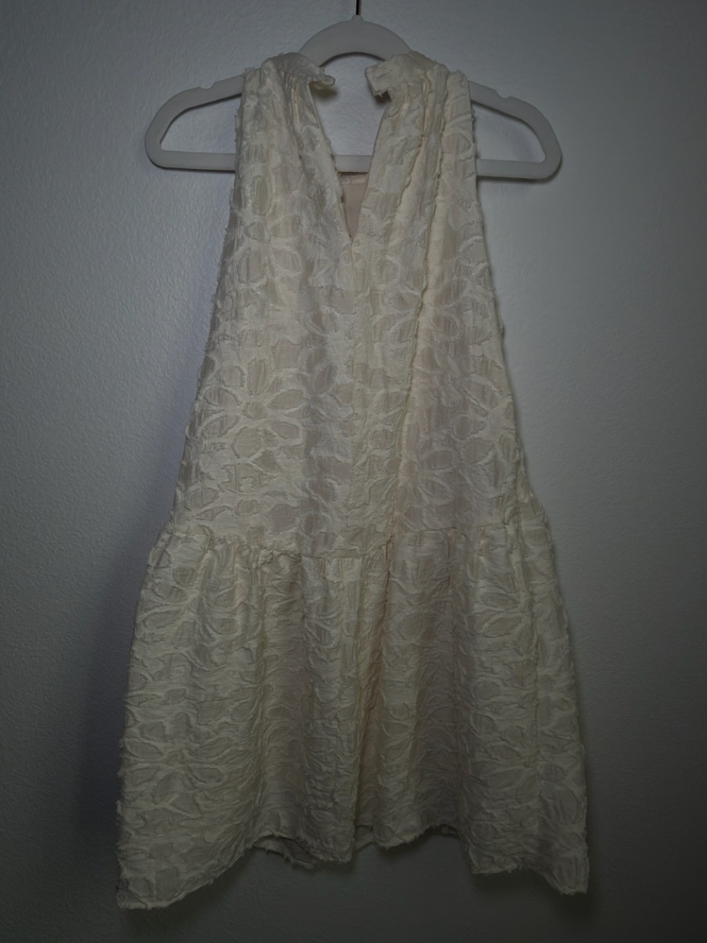 Zara girls cream dress